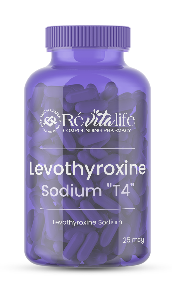 Levothyroxine Sodium “T4” from RevitaLife Compounding Pharmacy