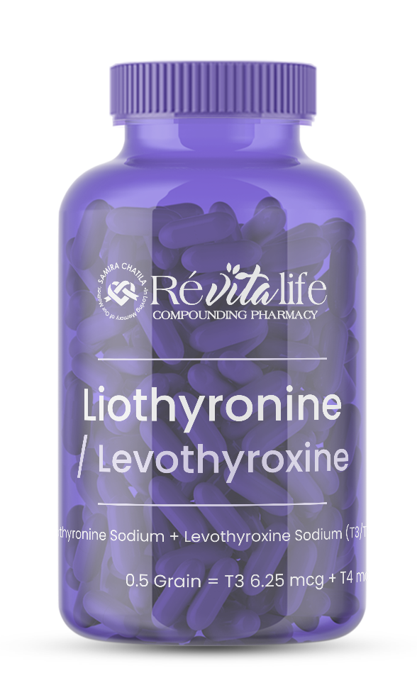 Liothyronine Sodium / Levothyroxine Sodium Capsules from RevitaLife Compounding Pharmacy