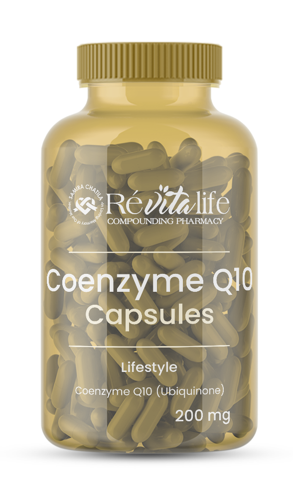 Coenzyme Q10 Capsules from RevitaLife Compounding Pharmacy