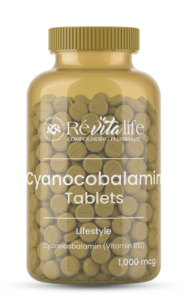 Cyanocobalamin Tablets from RevitaLife Compounding Pharmacy