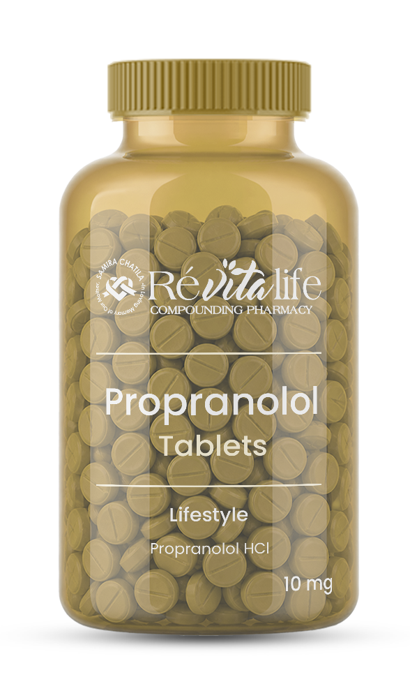 Propranolol Tablets from RevitaLife Compounding Pharmacy