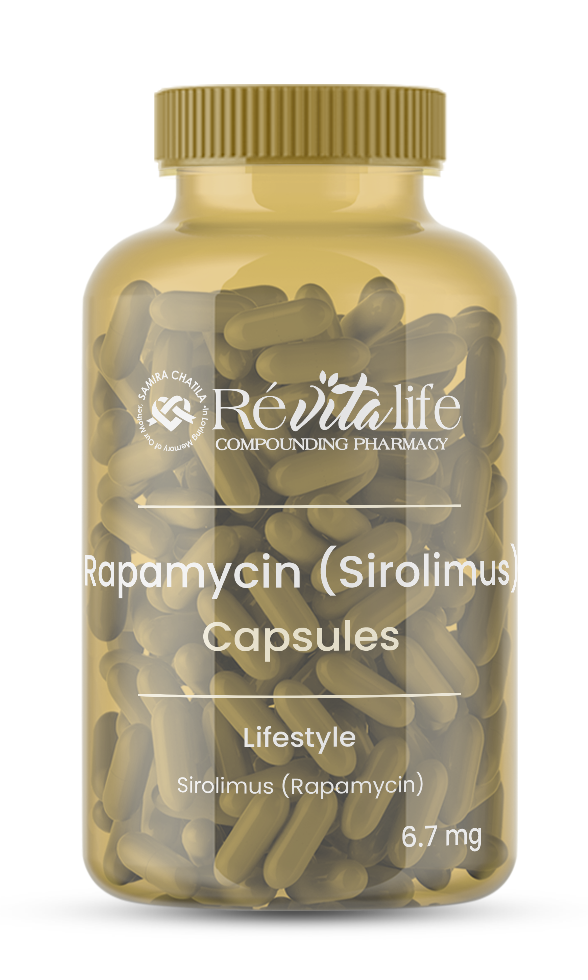 Rapamycin (Sirolimus) Capsules from RevitaLife Compounding Pharmacy