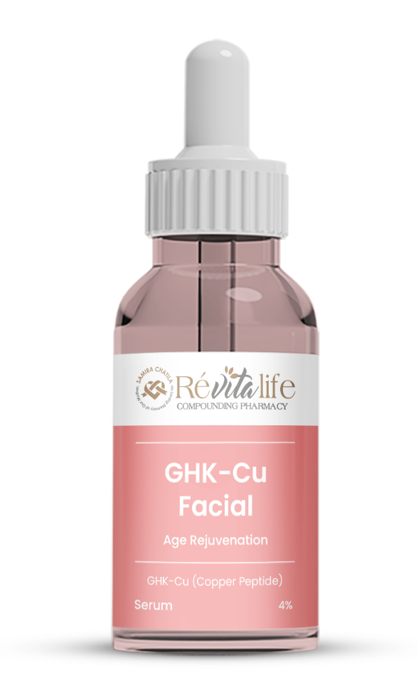 GHK-Cu Facial Serum: Skincare Compounding | RevitaLife GHK-Cu Facial Serum: Skincare Compounding | RevitaLife