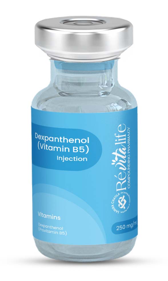 Dexpanthenol (Vitamin B5) Injection from RevitaLife Compounding Pharmacy