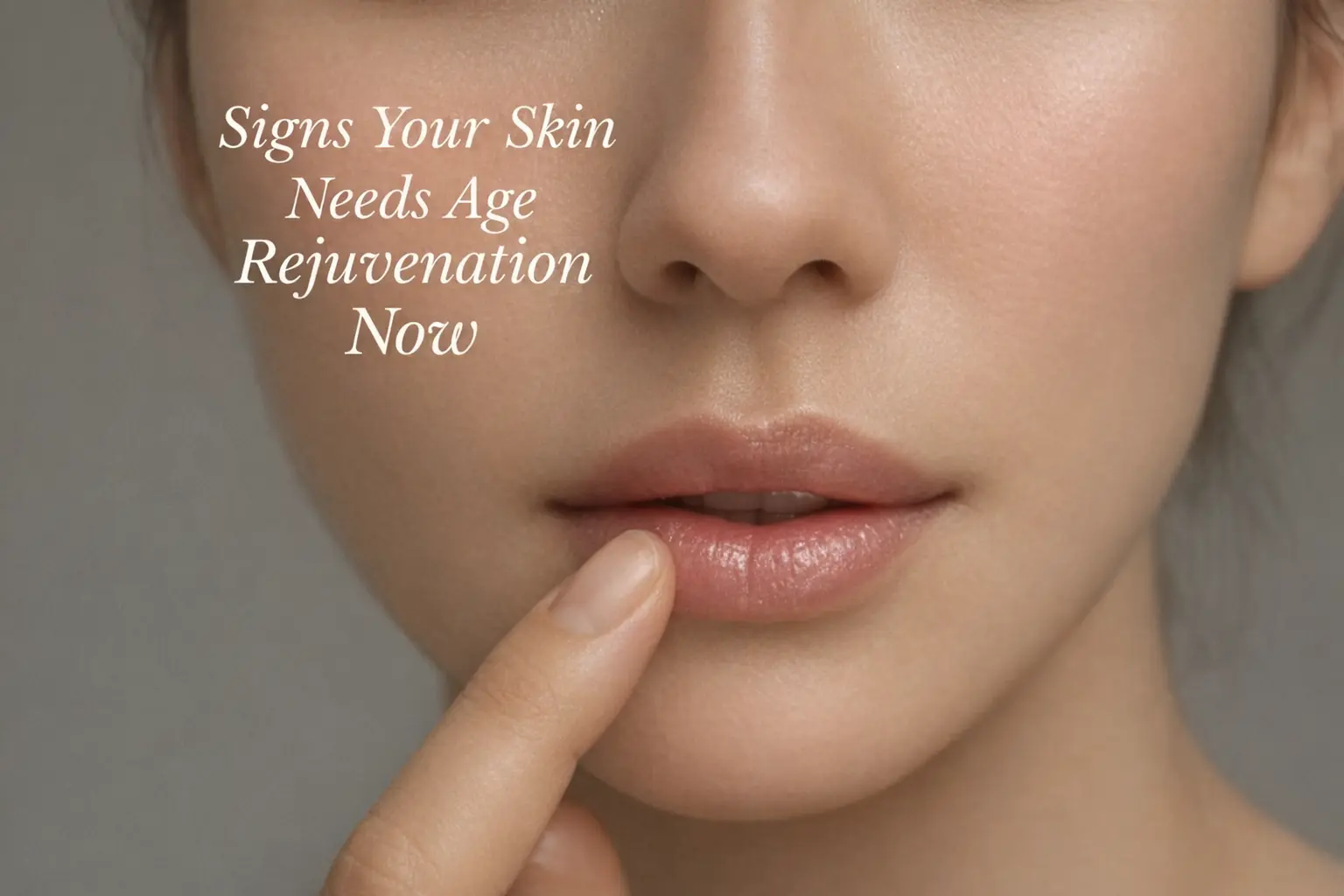 Signs Your Skin Needs Age Rejuvenation Now